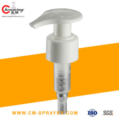 Good price 28/410 Máy phân phối kem dưỡng da có gân mùa xuân Đầu bơm nước dưỡng da trắng đen Đầu bơm trực tuyến